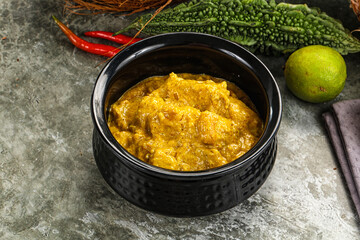 Inchian cuisine - chicken cashew curry