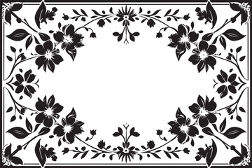 Ornate Floral Vector Frames Bundle