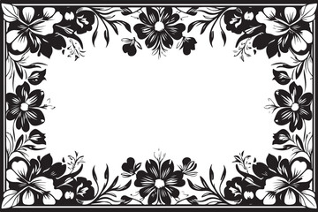 Ornate Floral Vector Frames Bundle