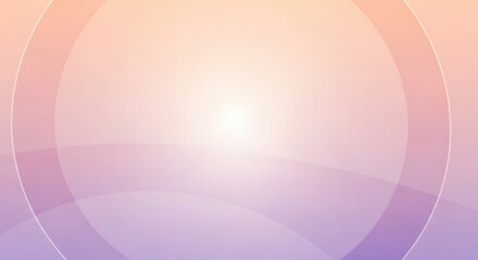 Soft Gradient Overlay with Concentric Circles and Subtle Light Rays