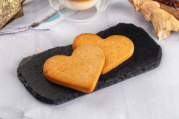 Sweet ginger cookies for snack