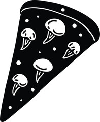 Abstract digital art texture with organic swirls and energetic lines isolated on transparent background