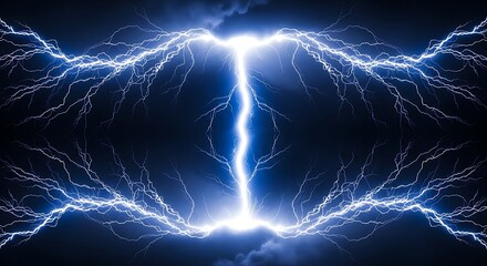 Electric Power - A Stunning Display of Lightning Energy.