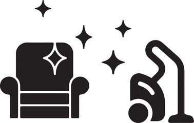 Furniture and upholstery cleaning service icon