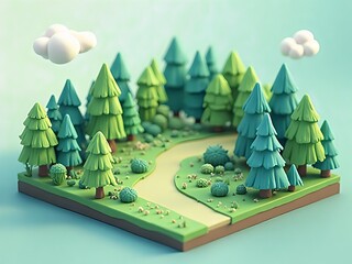 アイソメトリック, 3Dマップ, 地図, ゲームマップ, 自然, 景色, 環境問題, ゲーム風景, ミニモデル, 風景, 木, ジオラマ, 3D, イラスト, 季節, 粘土, 観光, 旅行, 山, 森, 空, 環境の, ビジネス, 草, デザイン, 野原, バカンス, くつろいで, 庭, 緑, 山脈, 低地、