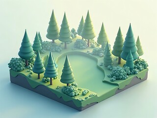 アイソメトリック, 3Dマップ, 地図, ゲームマップ, 自然, 景色, 環境問題, ゲーム風景, ミニモデル, 風景, 木, ジオラマ, 3D, イラスト, 季節, 粘土, 観光, 旅行, 山, 森, 空, 環境の, ビジネス, 草, デザイン, 野原, バカンス, くつろいで, 庭, 緑, 山脈, 低地、