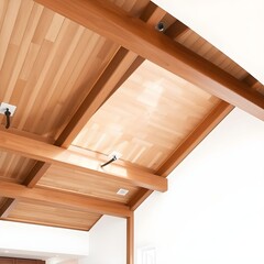 interior of a wooden house