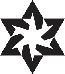 Fototapeta premium Abstract star graphic vector illustration for versatile design applications