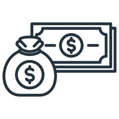 Money Outline Icon