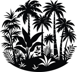 Abstract digital art geometric shapes dynamic composition with blue and orange hues isolated on transparent background