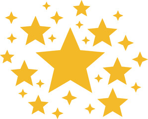 Sparkling star vector illustration for celebration and achievement eps scalable graphic
