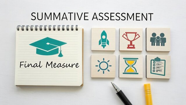 Gradation Assessment Icons for Educational Summative Measure