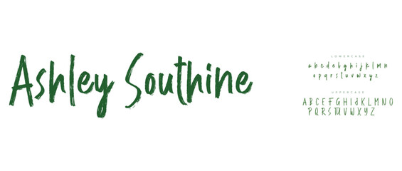 minimal cut alphabet capital lettering a to z font family