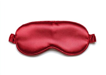 Deep burgundy eye mask