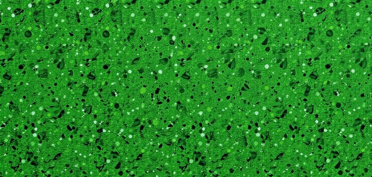 Green terrazzo tile surface, speckled with varying shades of green, creating a textured background, colorful, polished - Powered by Adobe