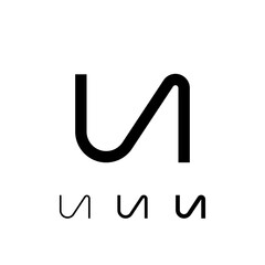 Technical letter U, digital cyber alphabet font, including set of three different thicknesses of the trendy modern letter (regular, medium, bold), vector illustration 10EPS