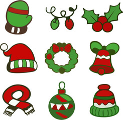 vectorr off Christmass holida...