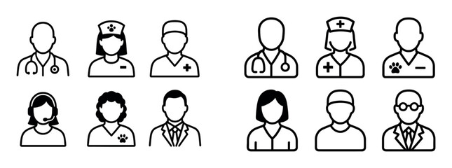 Veterinary Clinic Icons