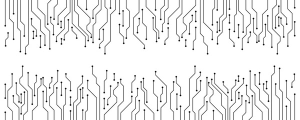 Digital Pathways: An abstract representation of a circuit board.