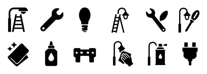 Streetlighting Maintenance Icons