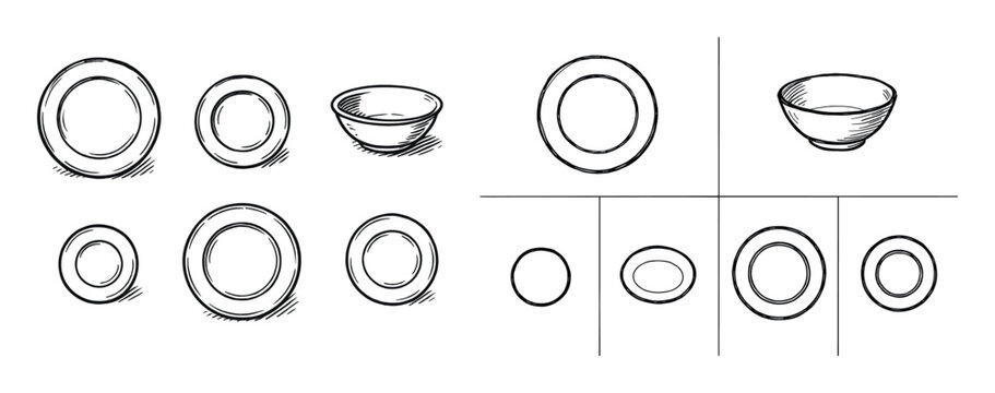 Dinnerware Icon Grid