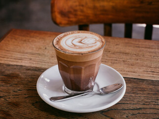 cup of coffee mochaccino 