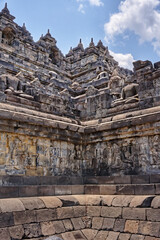 Fototapeta premium Stone serenity in the heart of Borobudur Temple