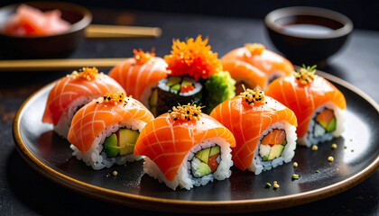 Salmon Sushi Rolls