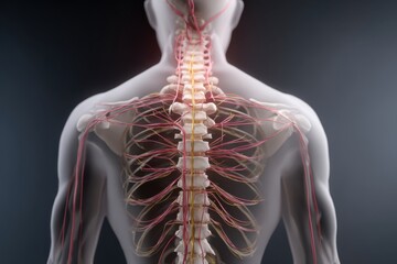 Exploring the intricate design of the human spine and nervous system in stunning detail