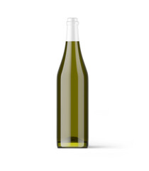Olive Green Glass Bottle -without Label