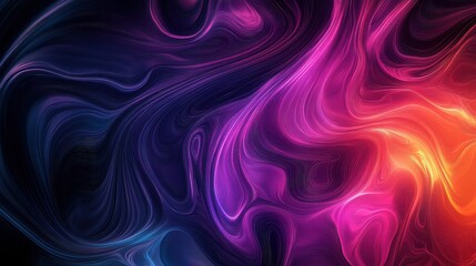 Vibrant Abstract Smoke Background with Colorful Swirling Patterns.