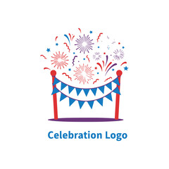 Happy anniversary vector icon design template illustration