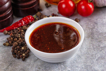 Black pepper sauce for meat