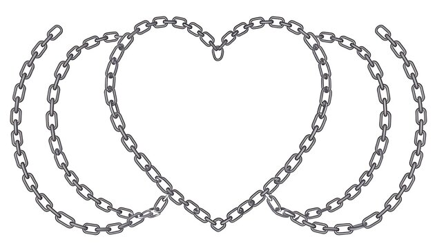 Chained Heart - A Symbol of Love and Connection.