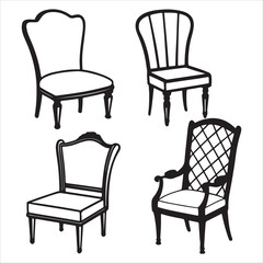 A Sleek Contemporary Modern Chair, Embodying Minimalism and Geometric Lines, Perfect for a Stylish Interior Aesthetic with a Scandinavian Mid Century Sleek Design.