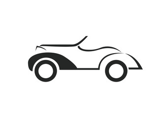 logo de voiture noir vintage classique