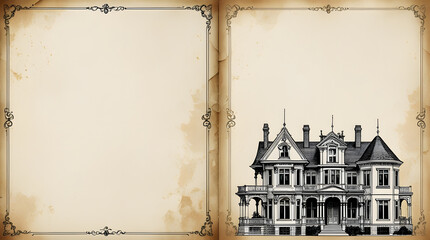 old paper background with old paper