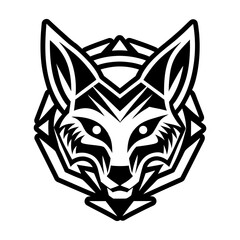 Filled style icon showing a jackal symbol