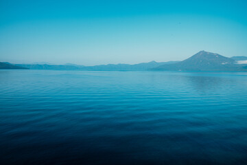 lake and mountains