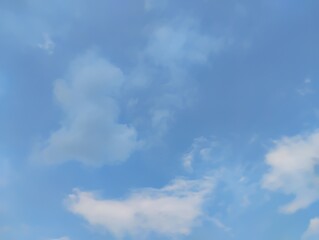 blue sky with clouds