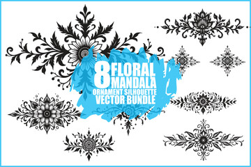 Modern Mandala Line Design