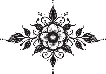 Modern Mandala Line Design