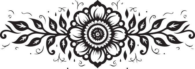 Modern Mandala Line Design