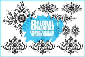 Modern Mandala Line Design