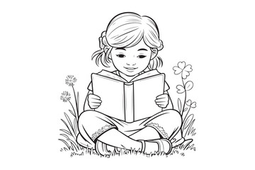 Library Bookshelf Clipart Vector Design