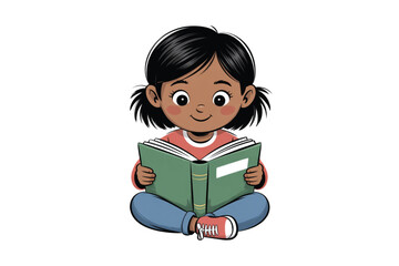 Open Magic Book with Sparkles Clipart Vector
