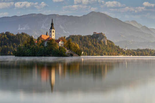 lake bled slovenia - Powered by Adobe