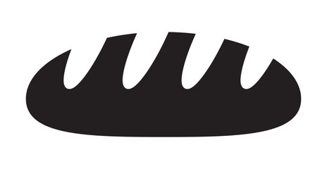 Bakery Bread Loaf Icon Symbol