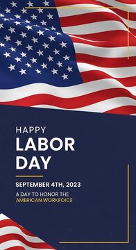 Labor Day Celebration - Honoring American Workers on September 4th, 2022.