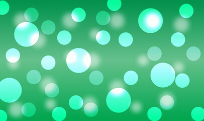 Green Teal Bokeh – Abstract Light Circle Gradient Glow Background. abstract Green Teal Bokeh background